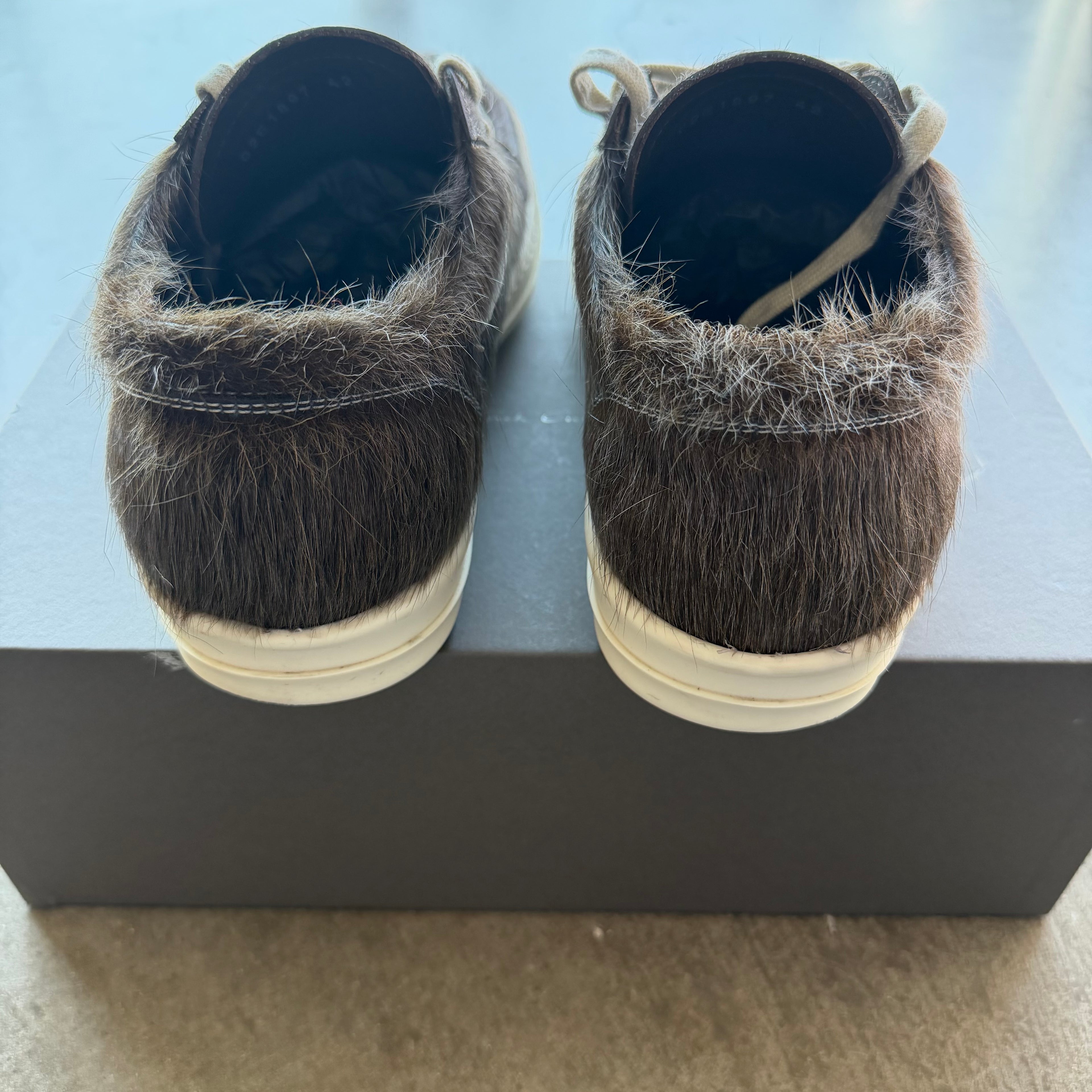Rick Owens Vintage Sneaker Brown Fur