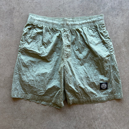M Stone Island Green Swim Trunks