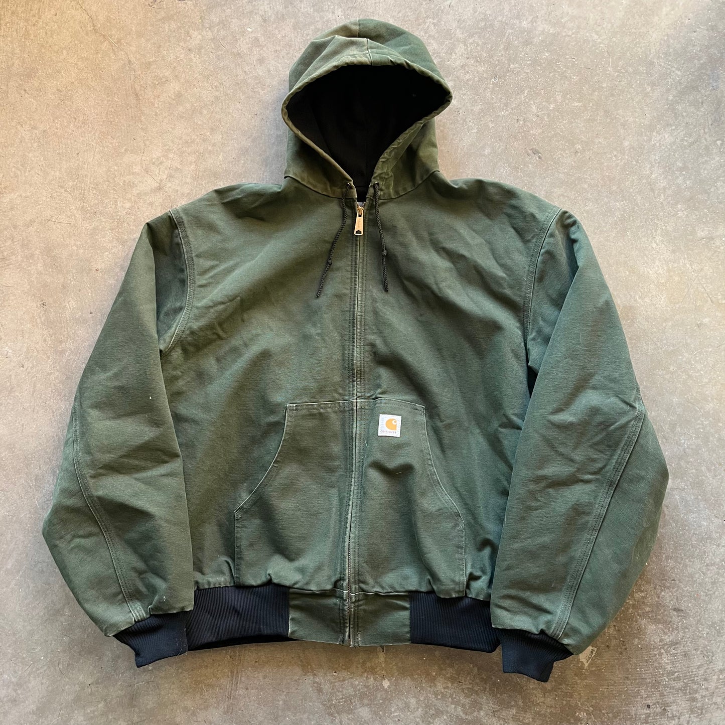 XXL 90s Green Carhartt Hoodie