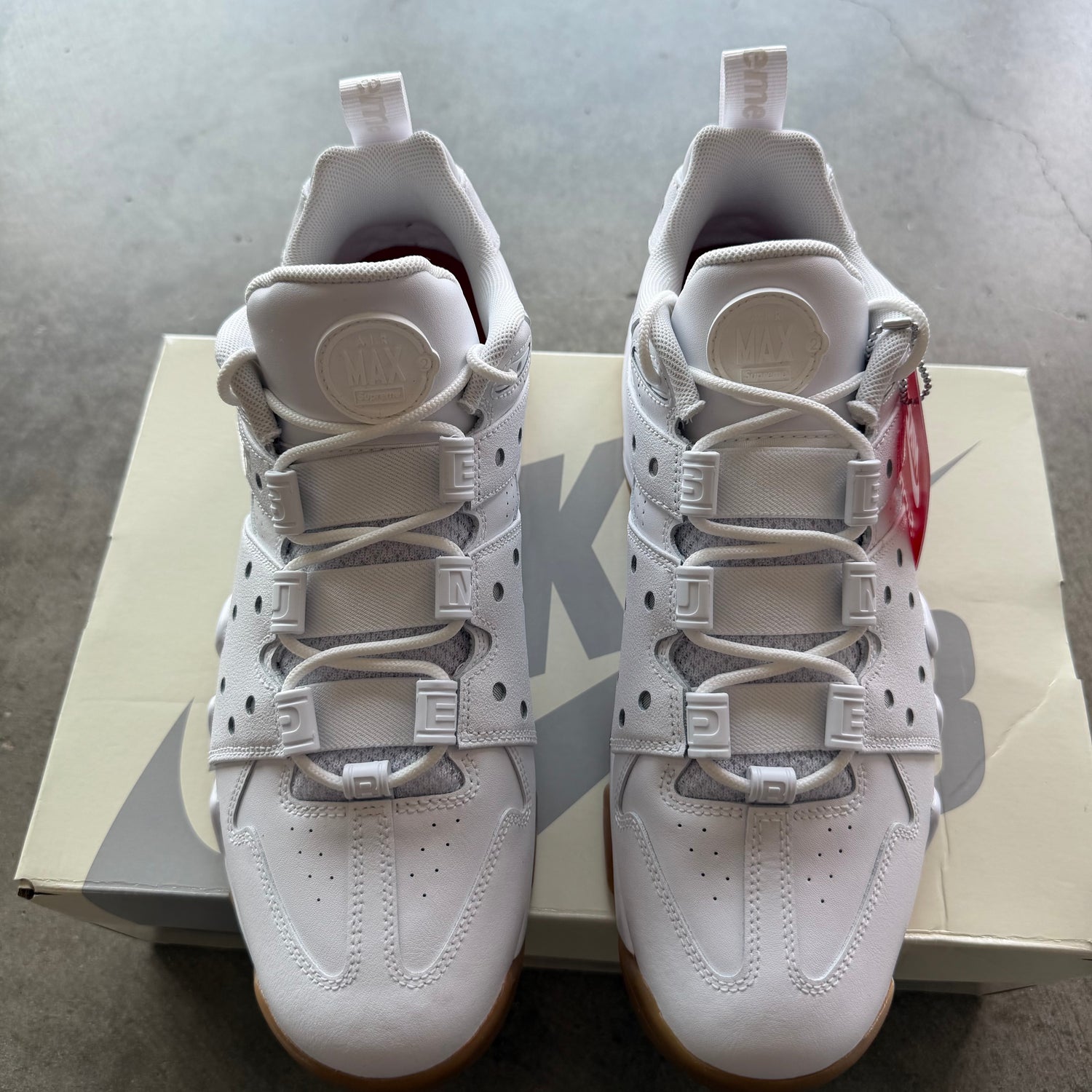11.5 Nike Supreme CB94 Low White