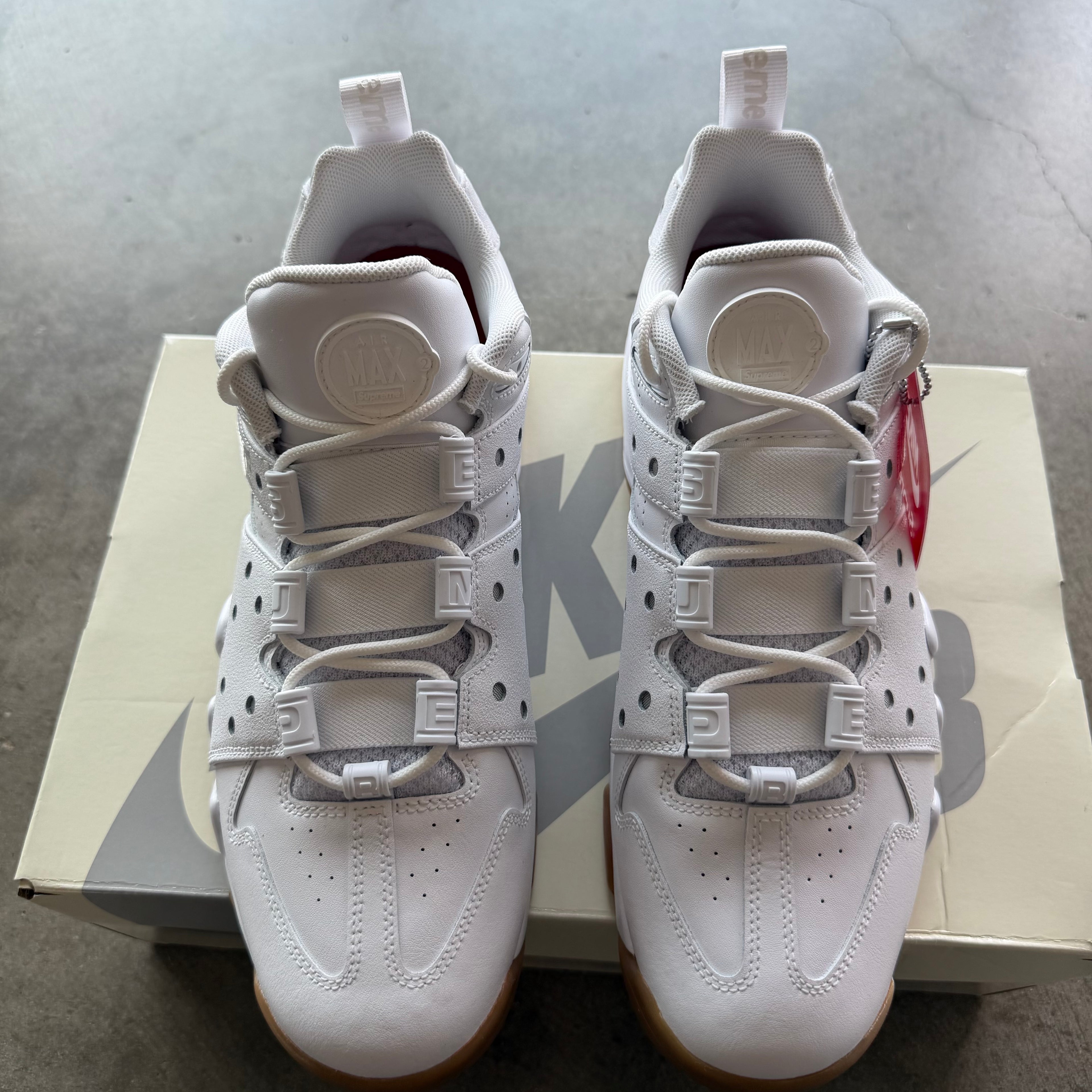 11.5 Nike Supreme CB94 Low White