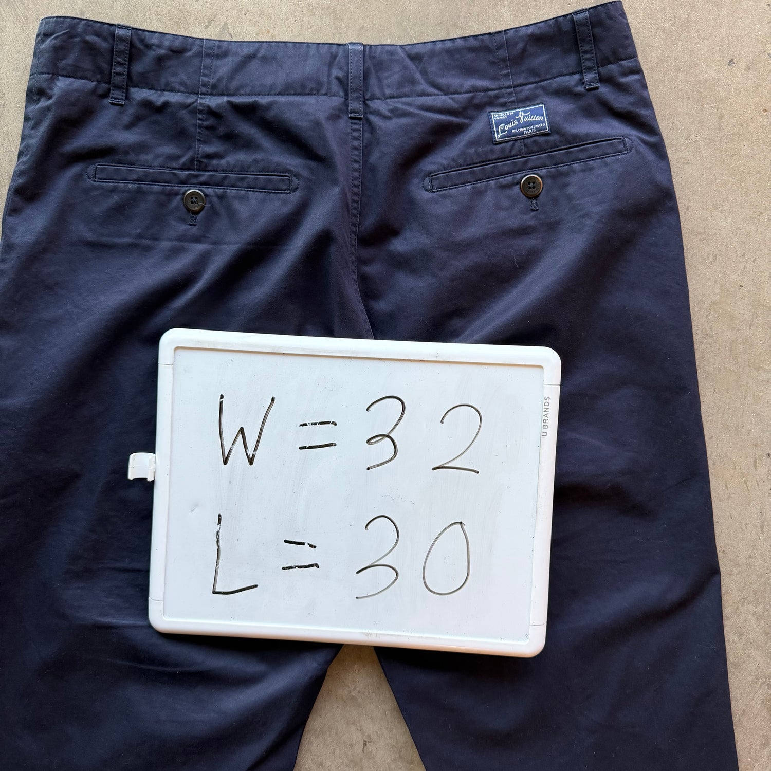 32x30 Navy Louis Vuitton Dress Pants