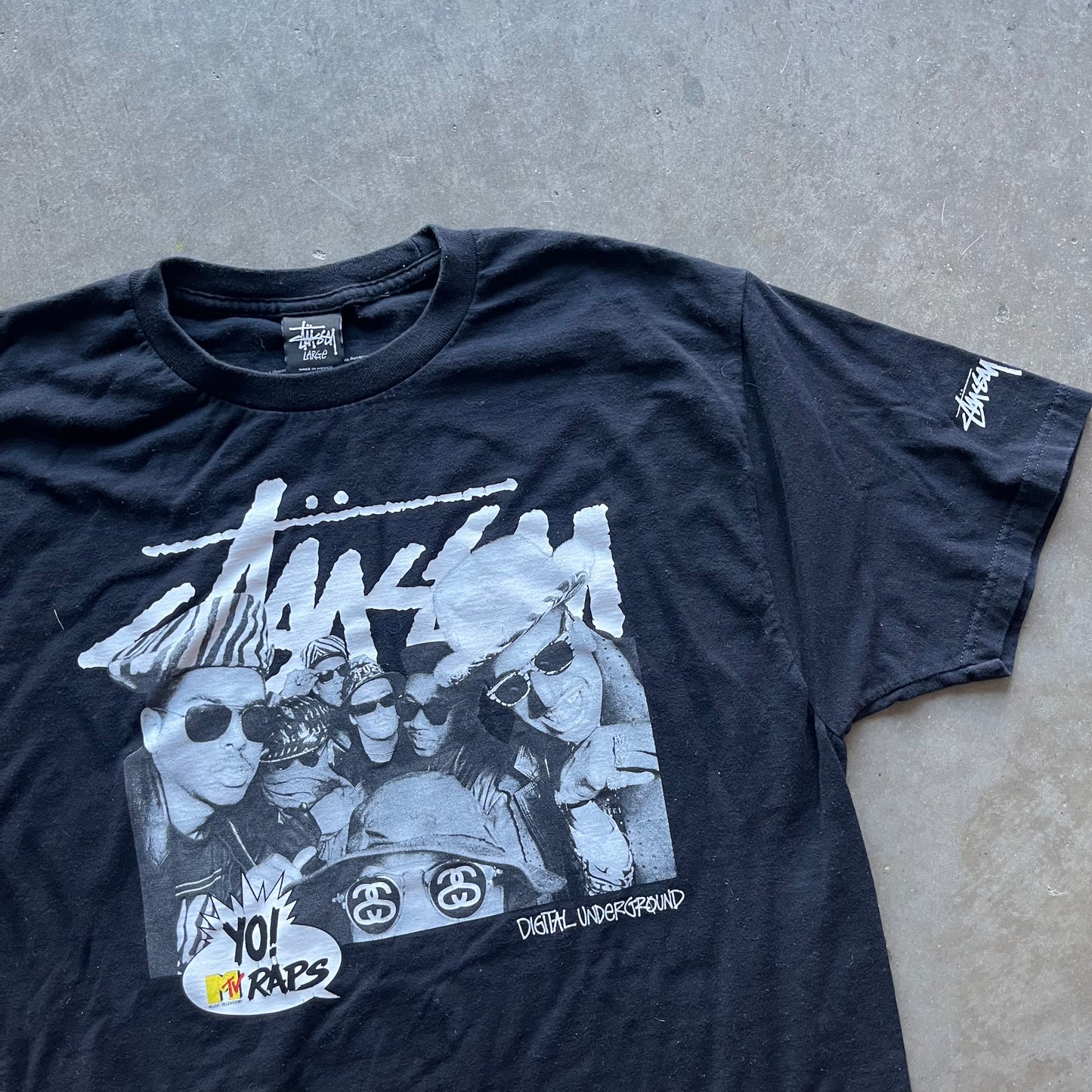 L Stussy MTV Raps Tee