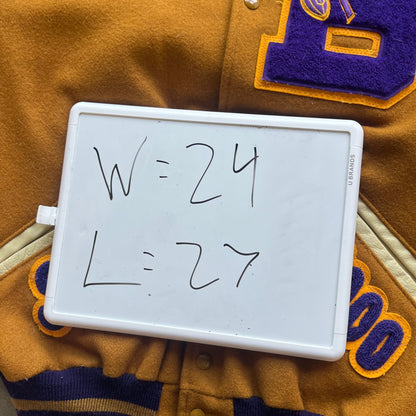 L 00 Panthers Letterman Jacket