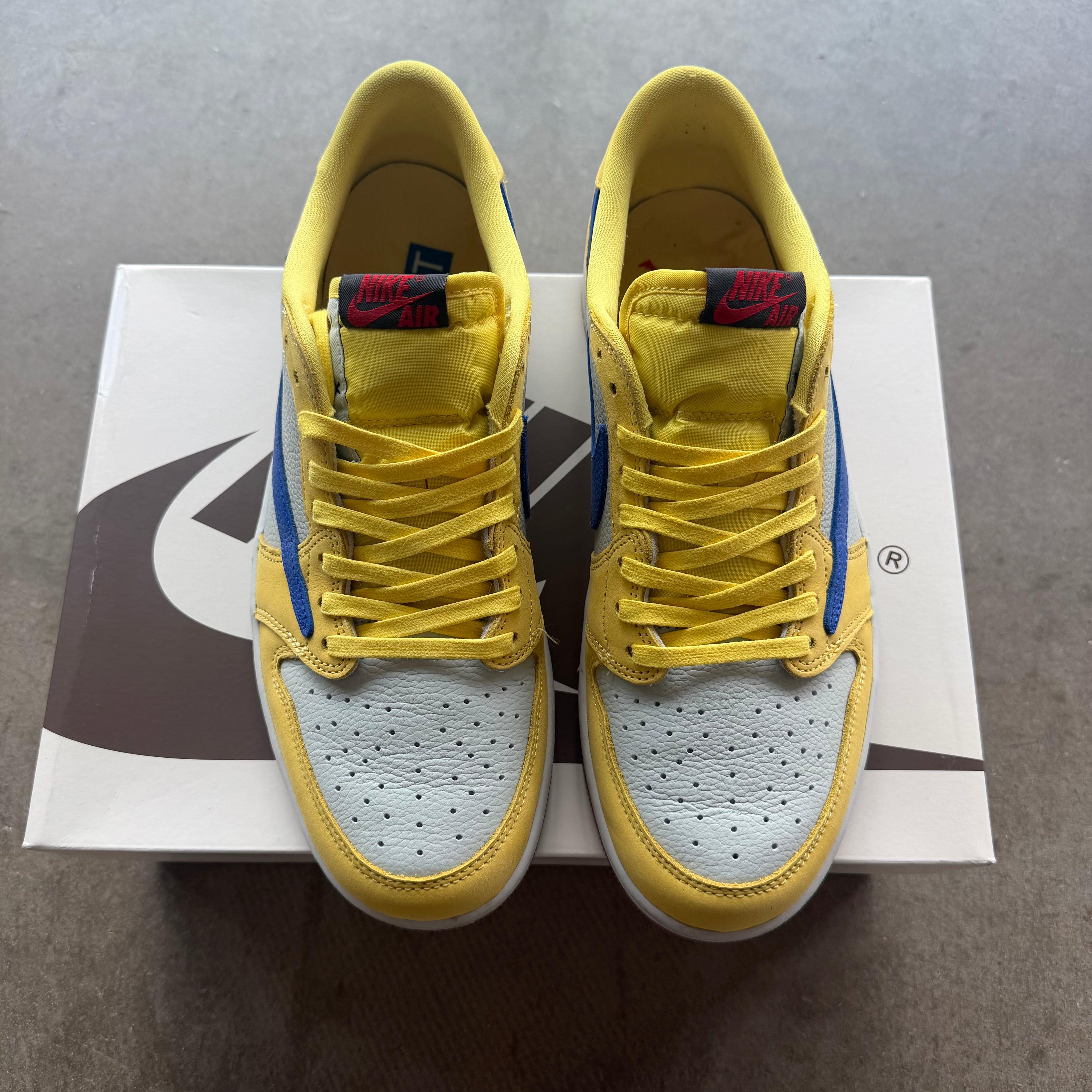 11.5W Jordan 1 Low TS Canary Yellow