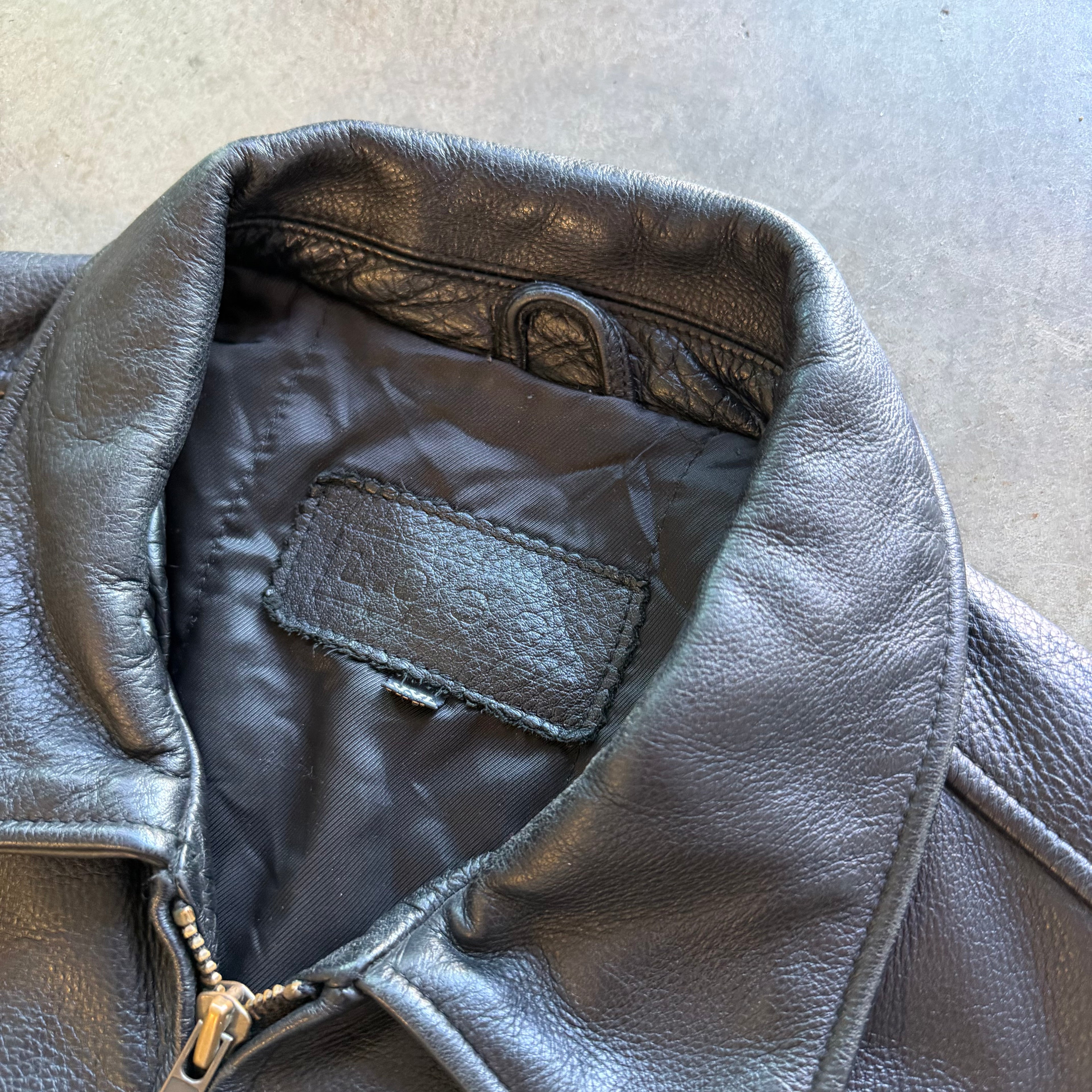 XXL 90s LOGG Leather Jacket