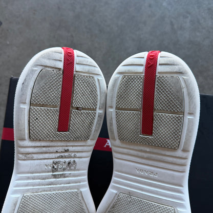 Used 9.5 Prada America Cups Maroon