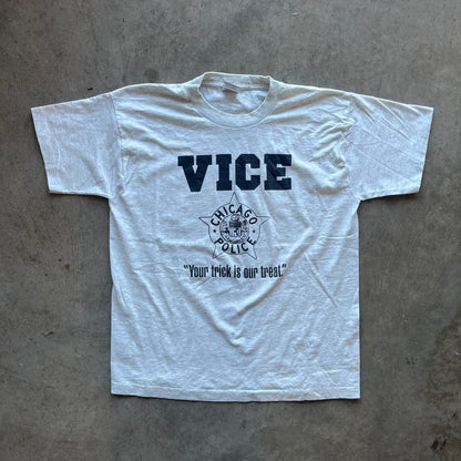 L 90s Chicago Police Tee