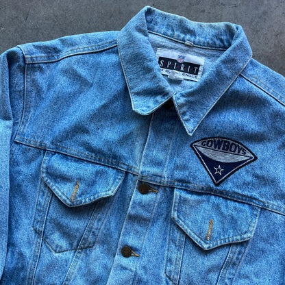 M 90s Dallas Cowboys Denim Jacket