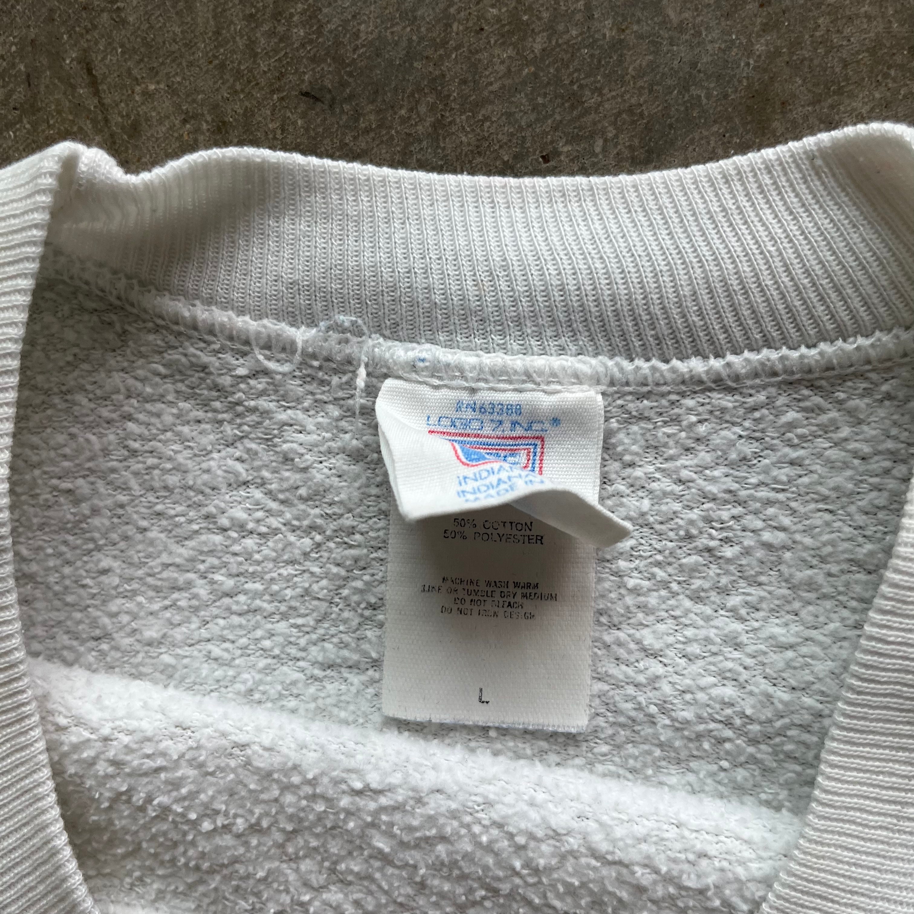 L 90s Thrashed Arkansas Crewneck