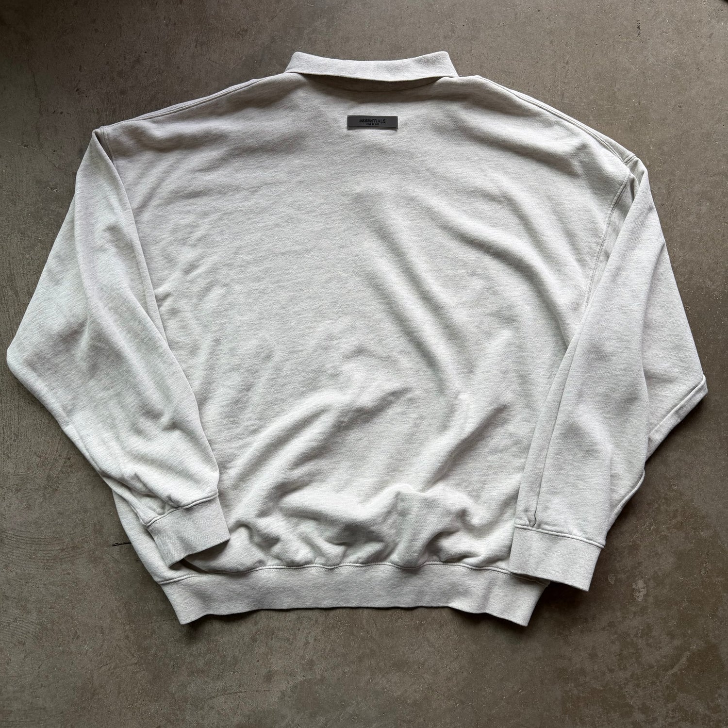 XXL Grey Essentials Rugby Sweater