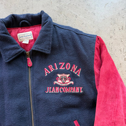 L 00s Arizona Jean Co Varsity Jacket