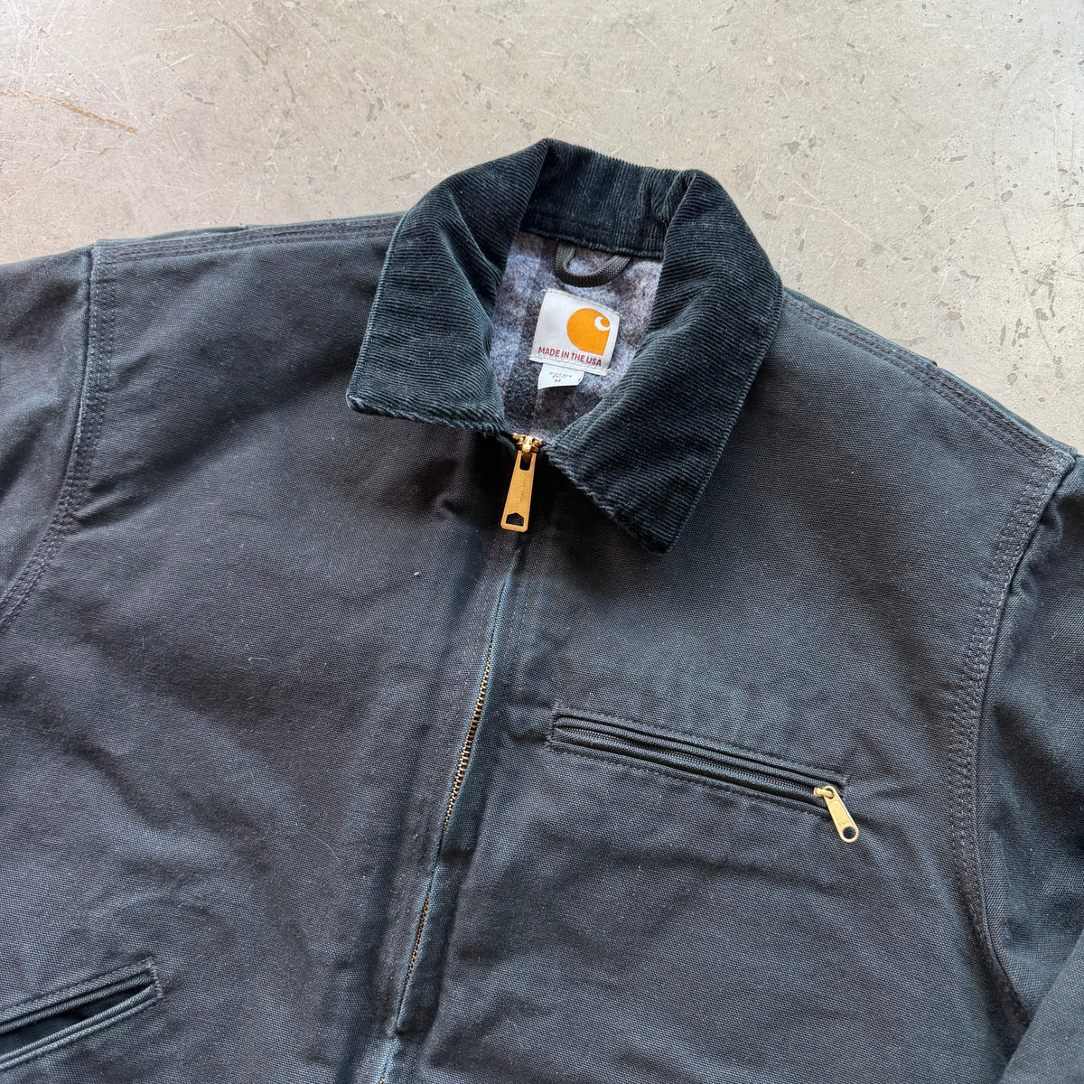 M 00s Carhartt Detroit Jacket Black