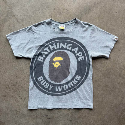 L Bape Circle Logo Tee