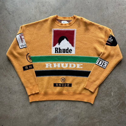 XL Rhude Intarsia Knit Sweater