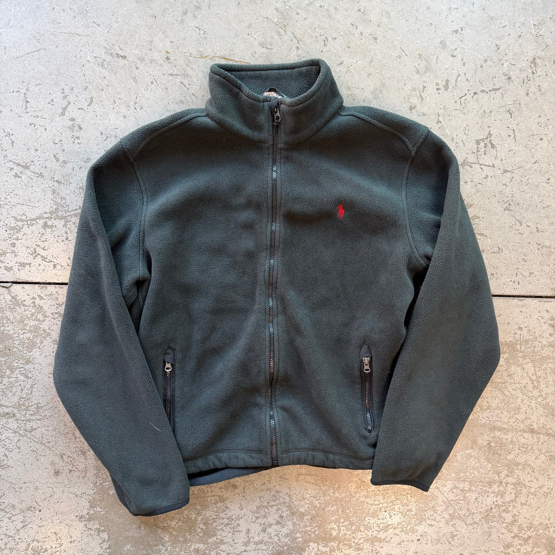 L 90s Polo Fleece