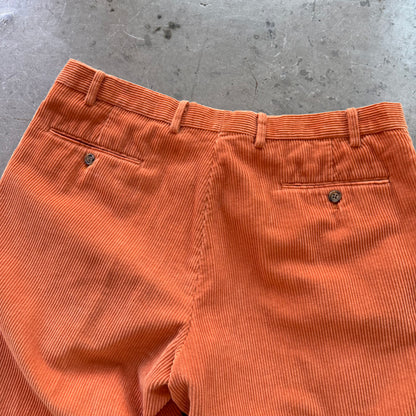 35x30 Lauren Ralph Lauren Orange Corduroy Pants