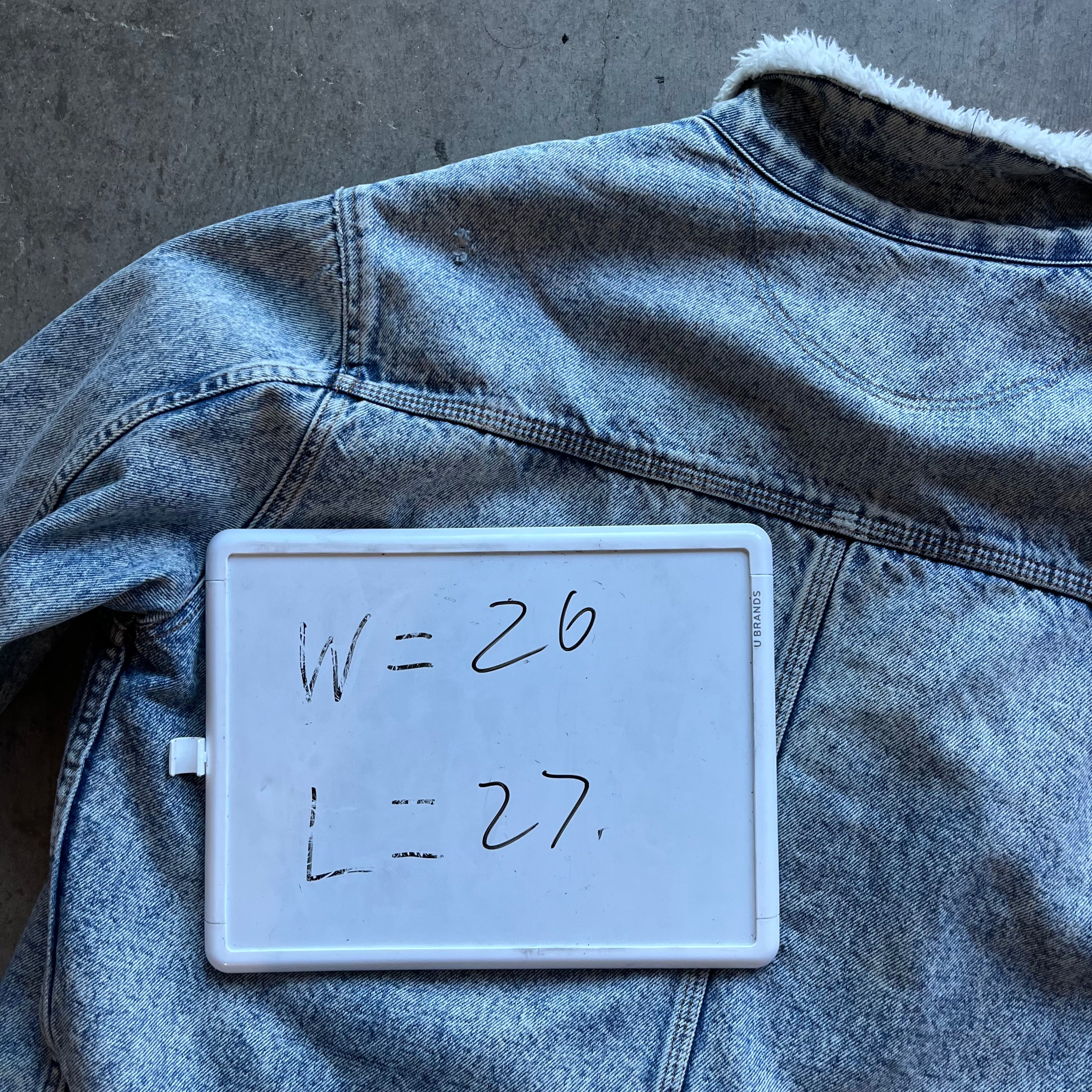 XL 80s Levis Sherpa Lined Denim Jacket