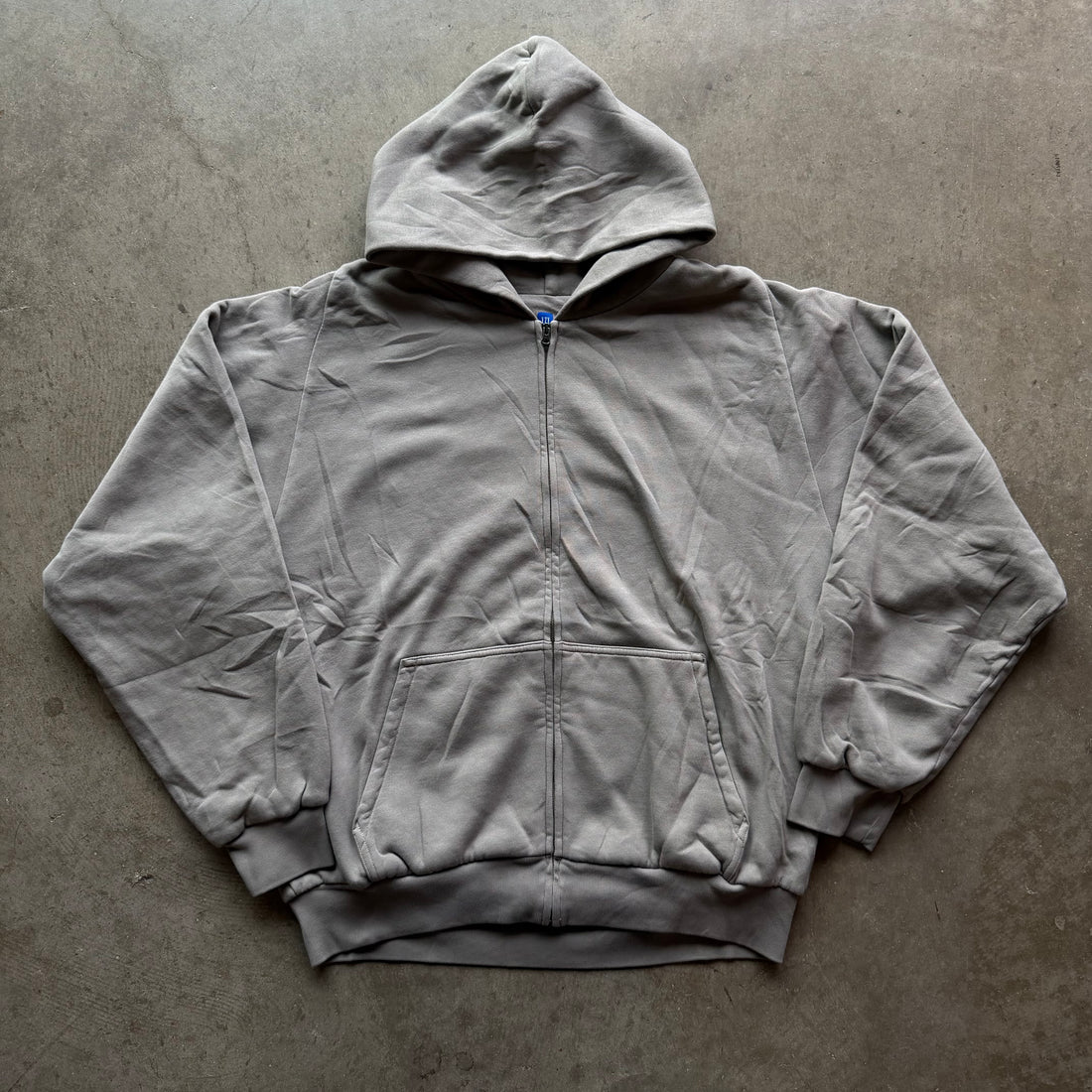 XL Light Grey Yeezy Gap Full Zip