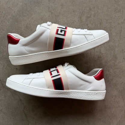 9 Used Gucci Ace Strap White
