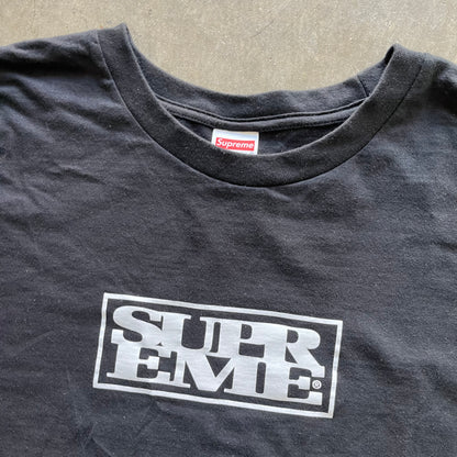 XXL Black/White Supreme Tee