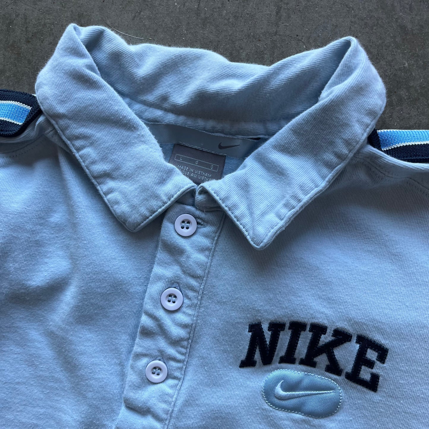 L 00s Double Sleeve Nike Polo