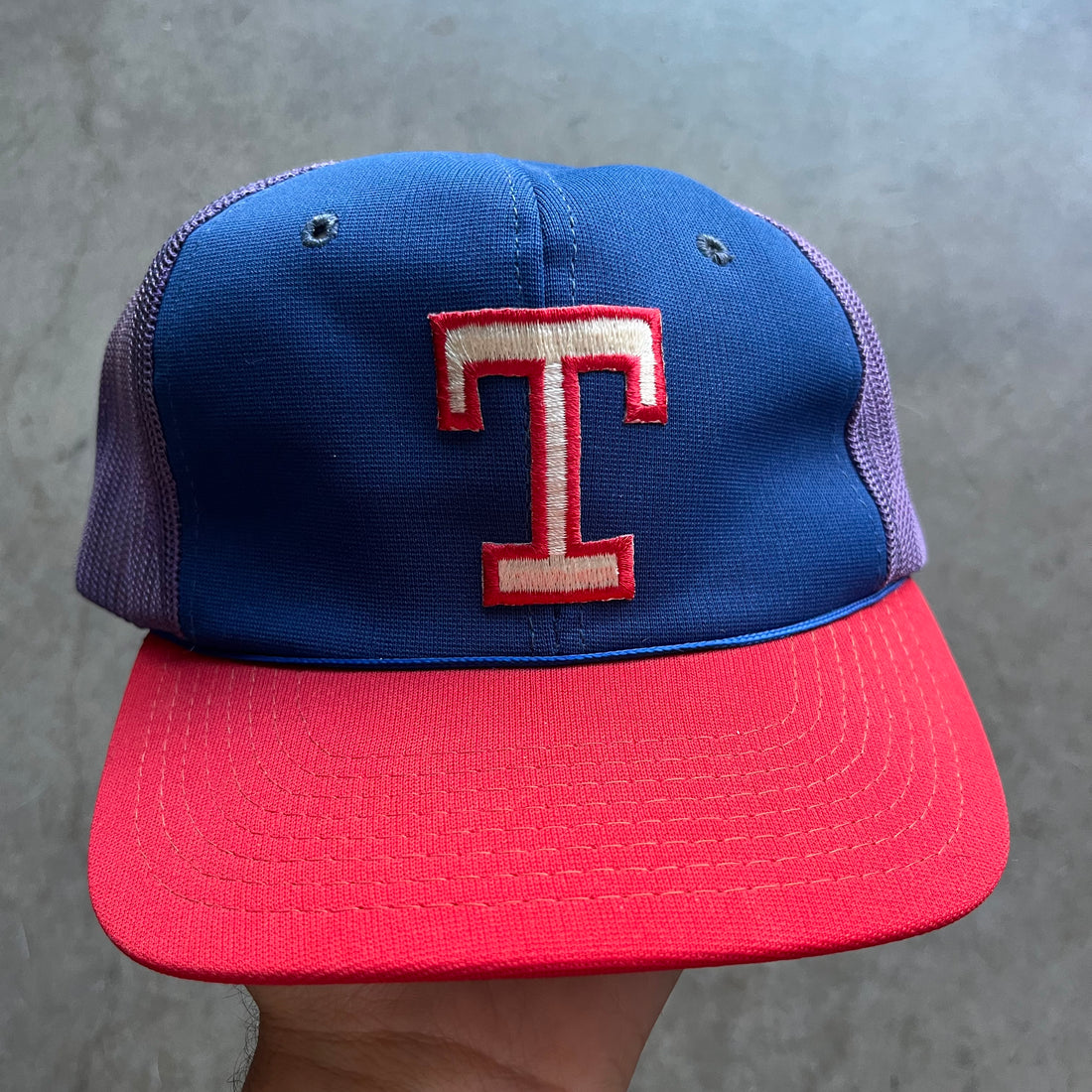 80s Texas Rangers Trucker Hat