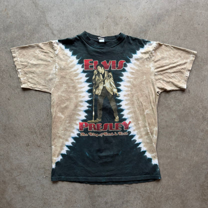 L 00s Liquid Blue Elvis Tee