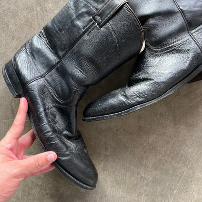 10.5 Used Smooth Ostrich Justin Boots