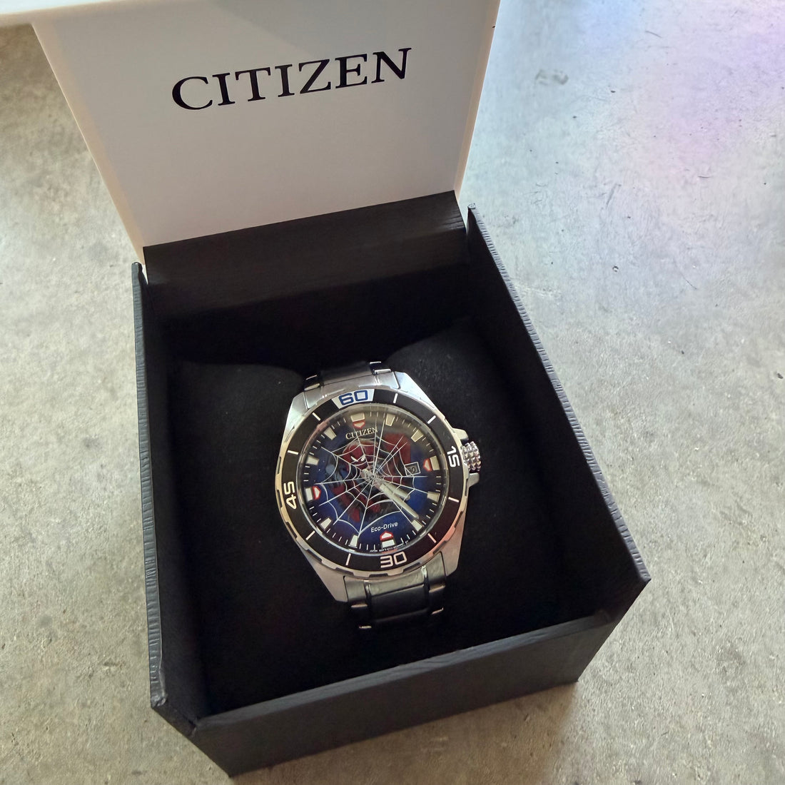 Citizen Eco-Drive Marvel Spiderman Stainless Steal Watch