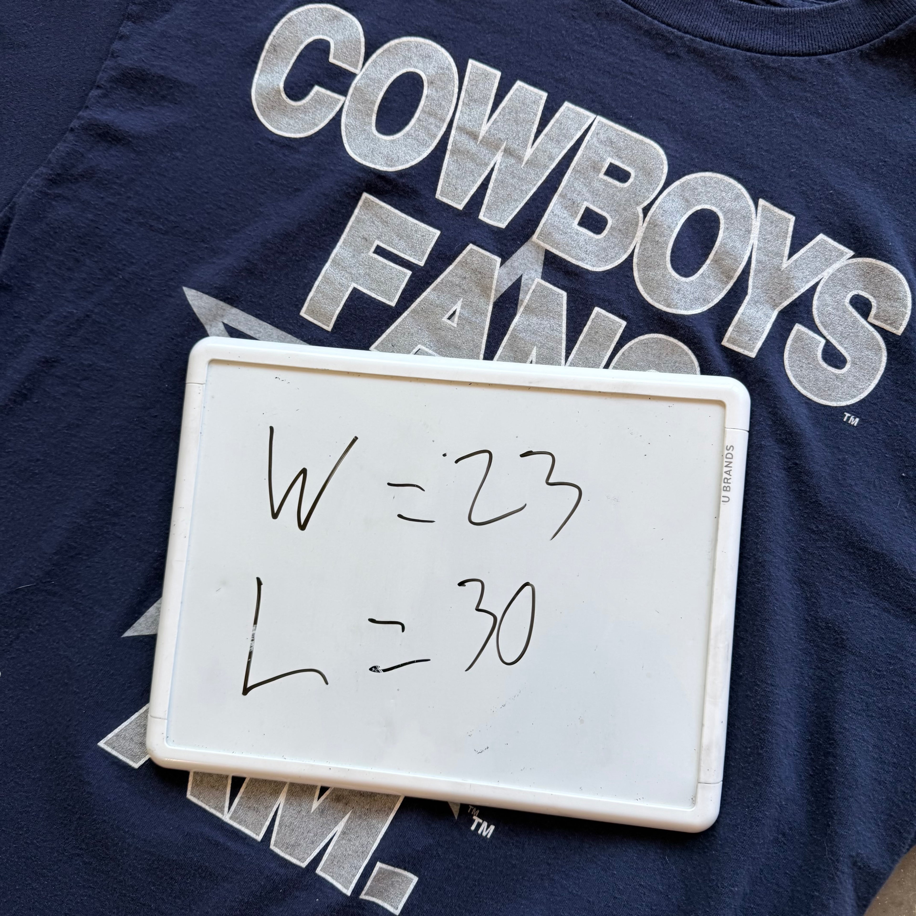 XL 90s Nutmeg Cowboys Tee