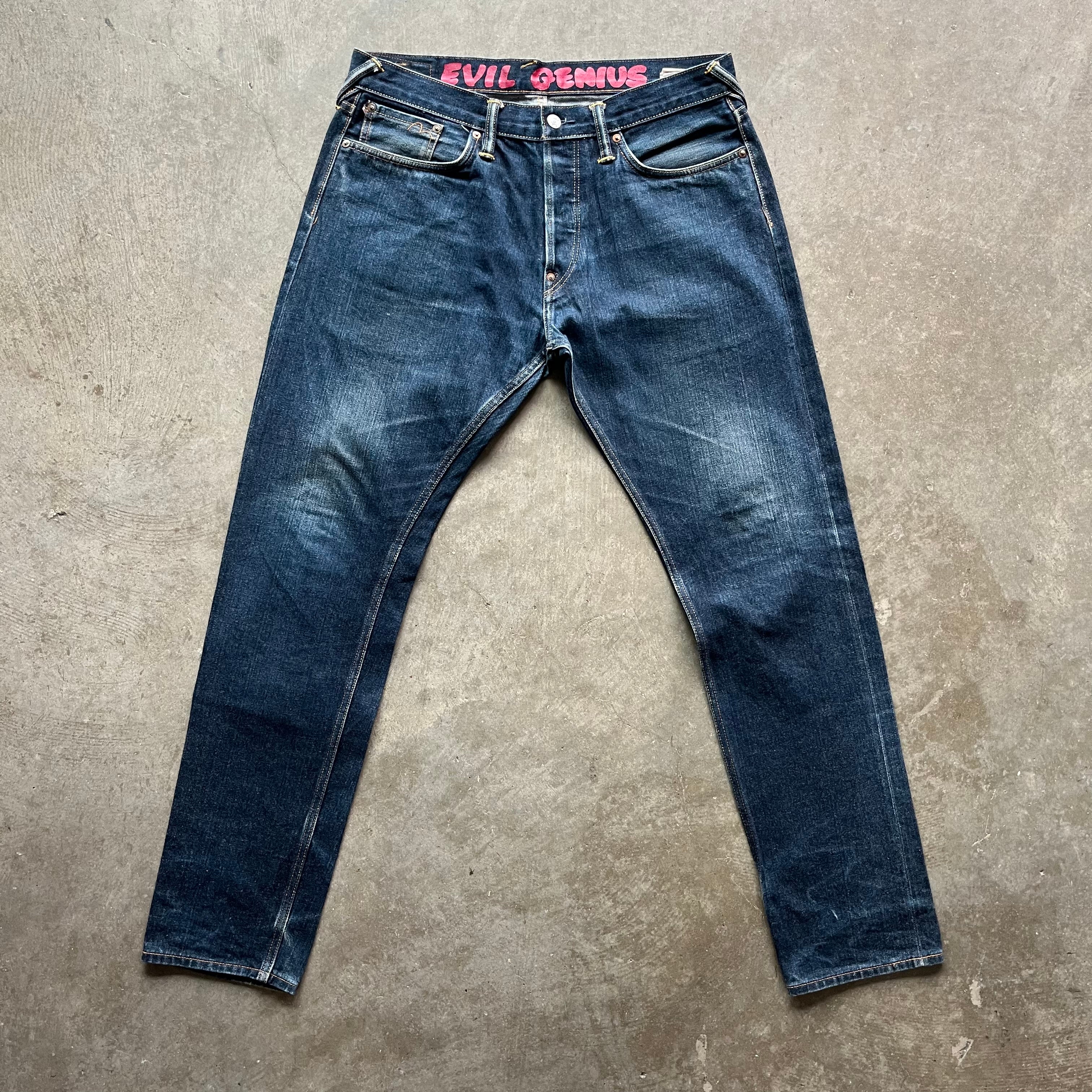 34x32 Evisu God Fear Jeans