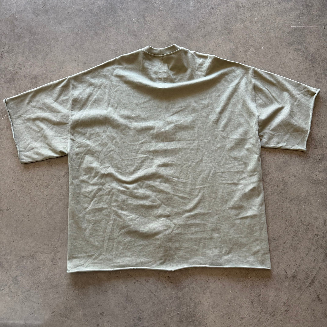 XXL Rick Owens Green Blank Tee
