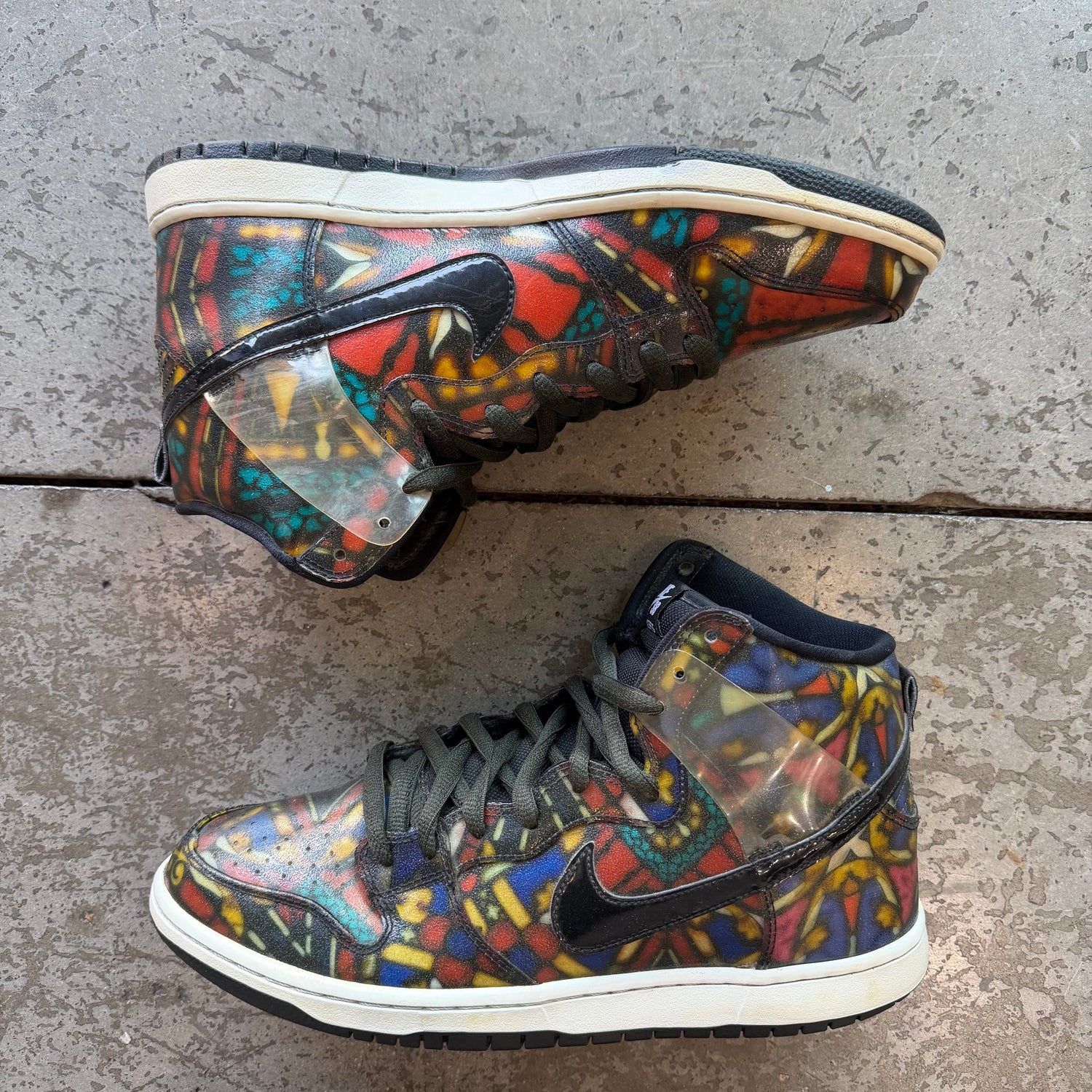 11 Used Nike Dunk High Concepts “Stained Glass”