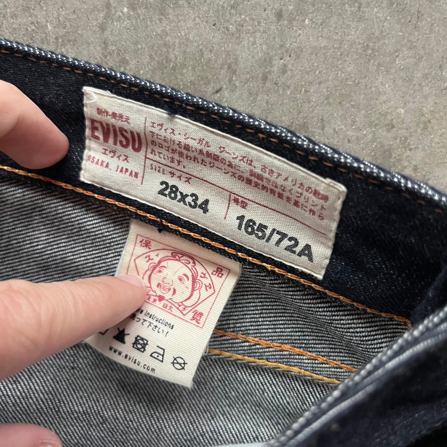 29x31 Gold Koi Fish Evisu Jeans