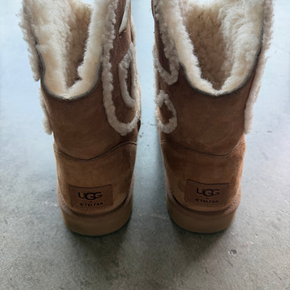13 Ugg x Telfar Logo Mini Chestnut Boots
