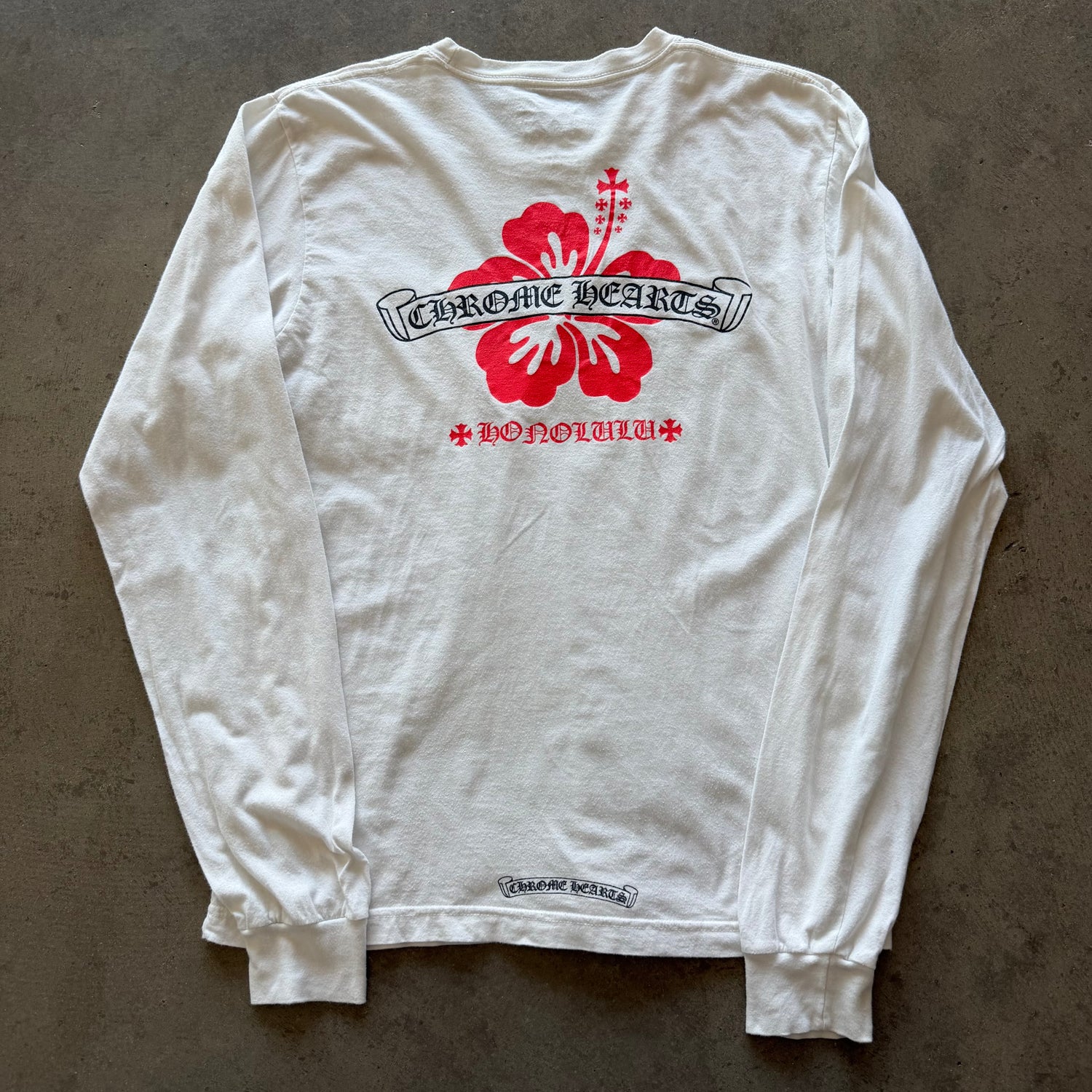 M Chrome Hearts Honolulu L/S White