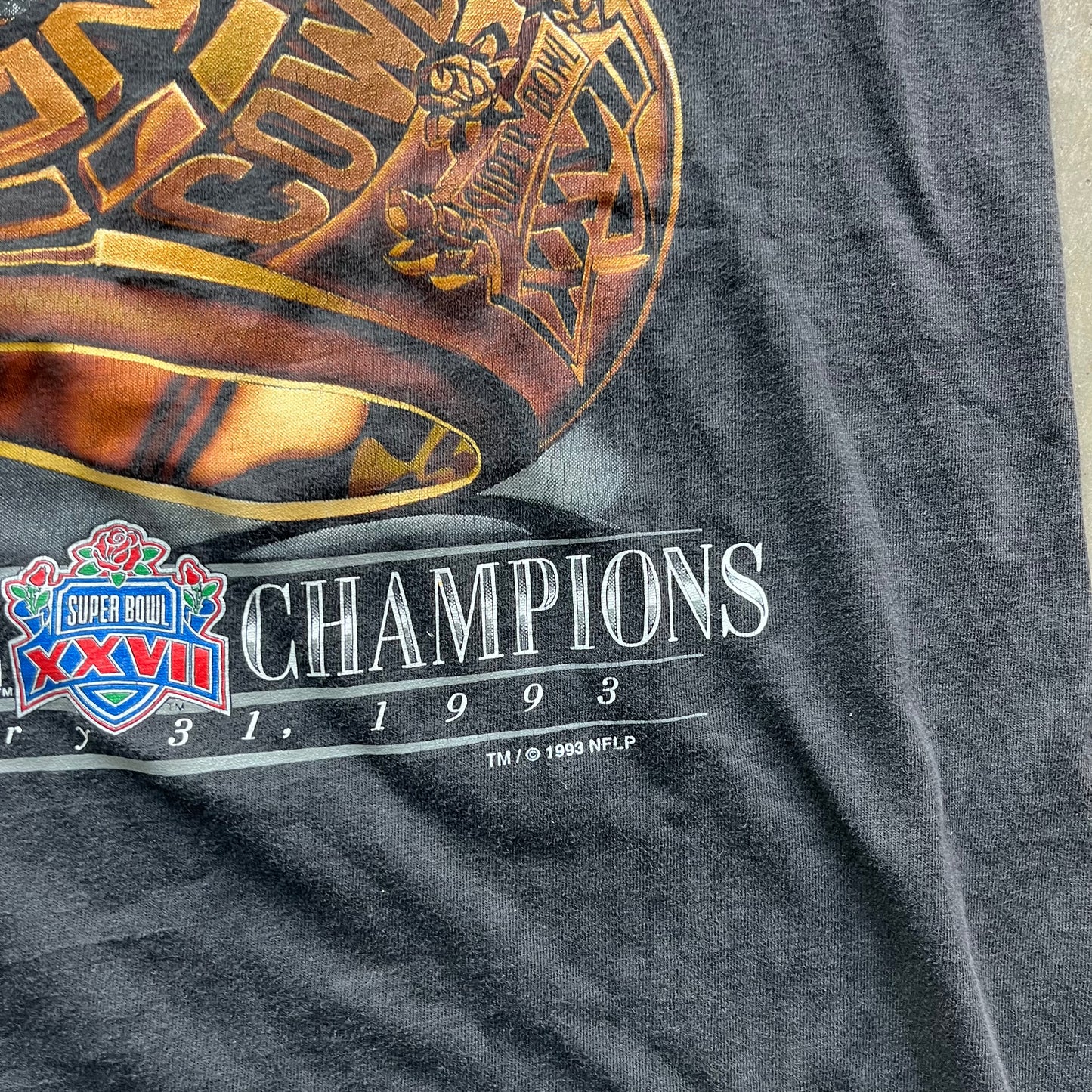 L 93 Cowboys Championship Tee