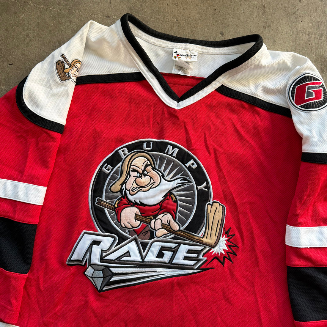 L 90s Grumpy Hockey Jersey