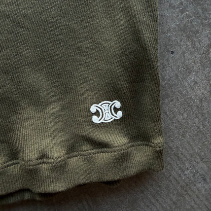 M Celine Olive Tank Top