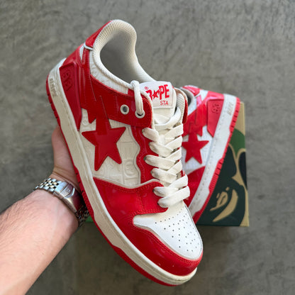 8.5 Bapesta Patent Red