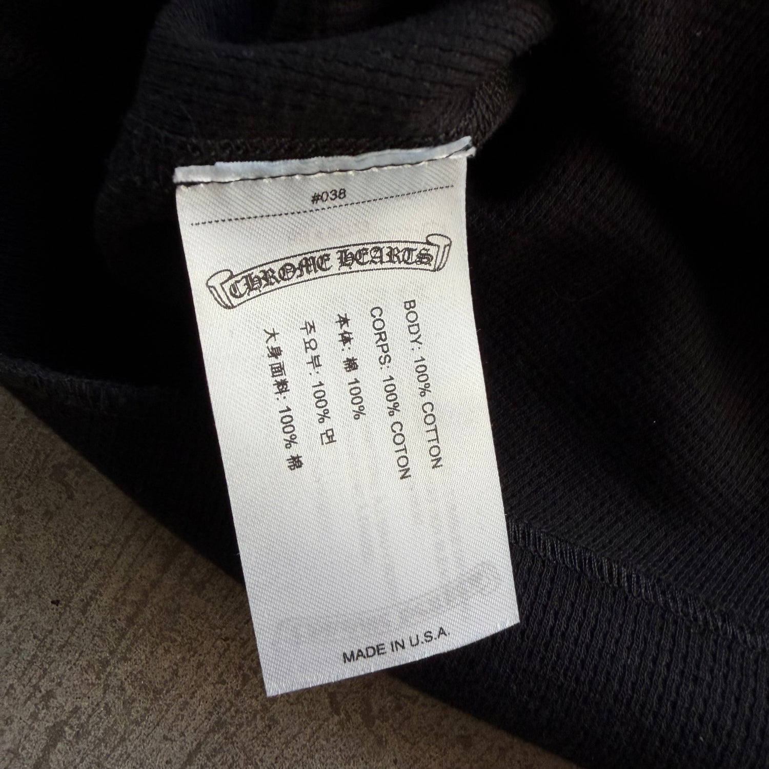 XL Chrome Hearts Longsleeve Thermal