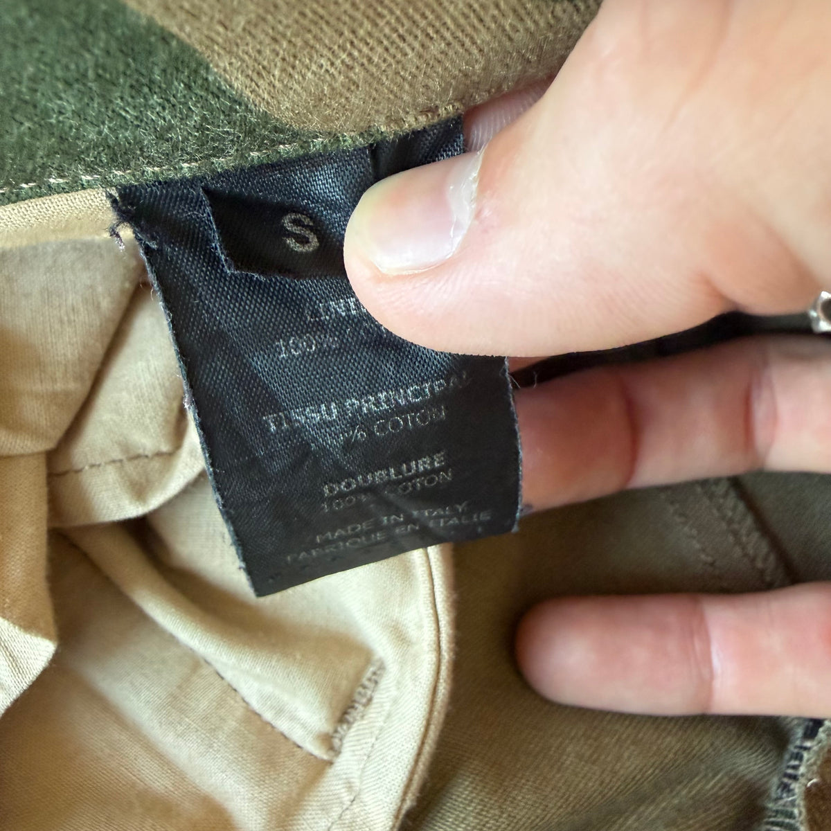 33x32 2019 Vetements Sticker Camo Pants