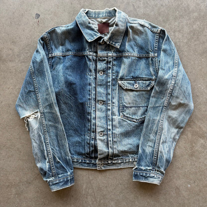 L Japanese Brand Selvedge Denim Jacket