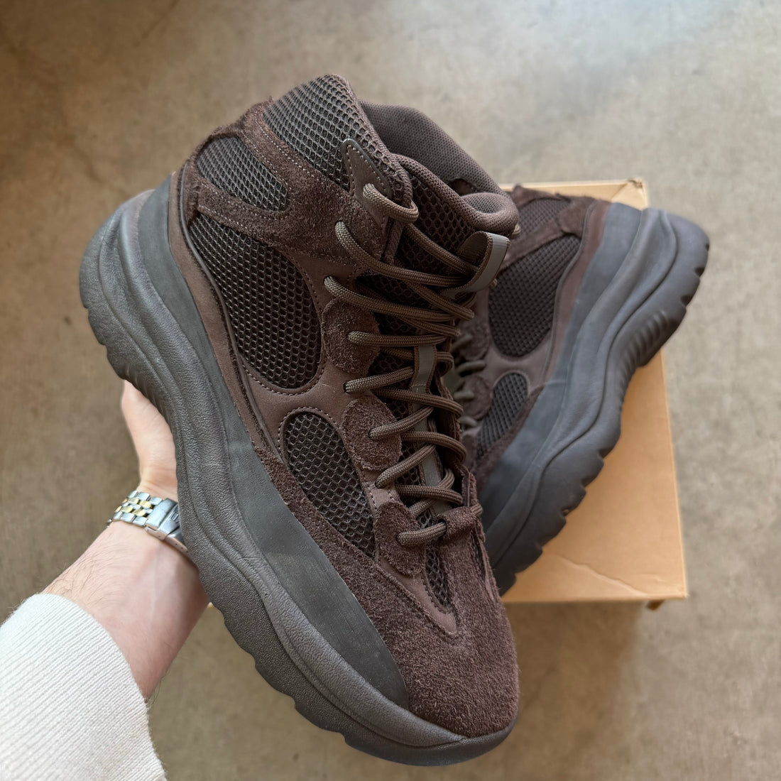 12 Used YZY x Adidas Desert Boot Oil