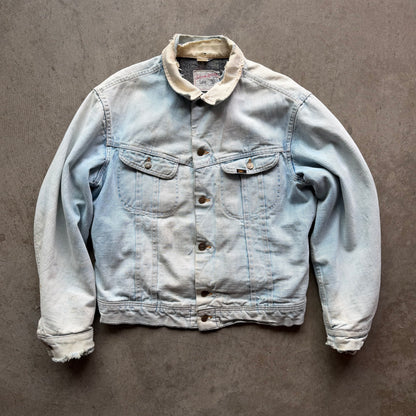 XL 1990s Lee Storm Rider Thrashed Denim Jacket