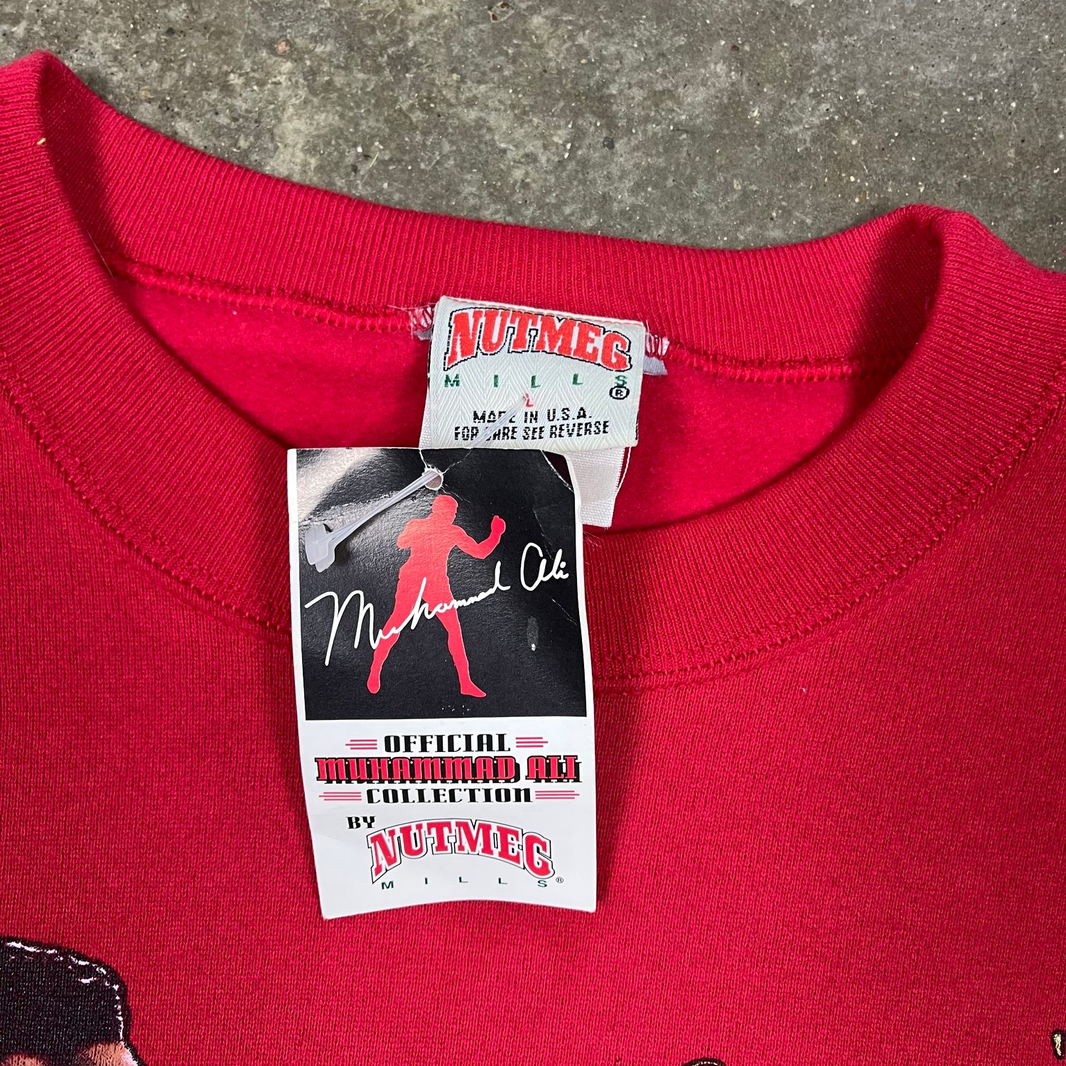 L 90s Muhammad Ali Crewneck