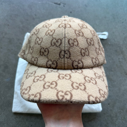 Gucci Jumbo GG Wool Hat Brown