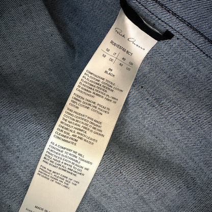 L Rick Owens S/S 25 Tour Alice Cropped Leather Jacket