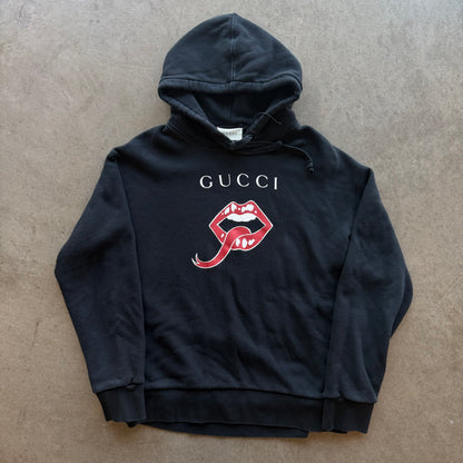 XL Gucci Lips Print Hoodie